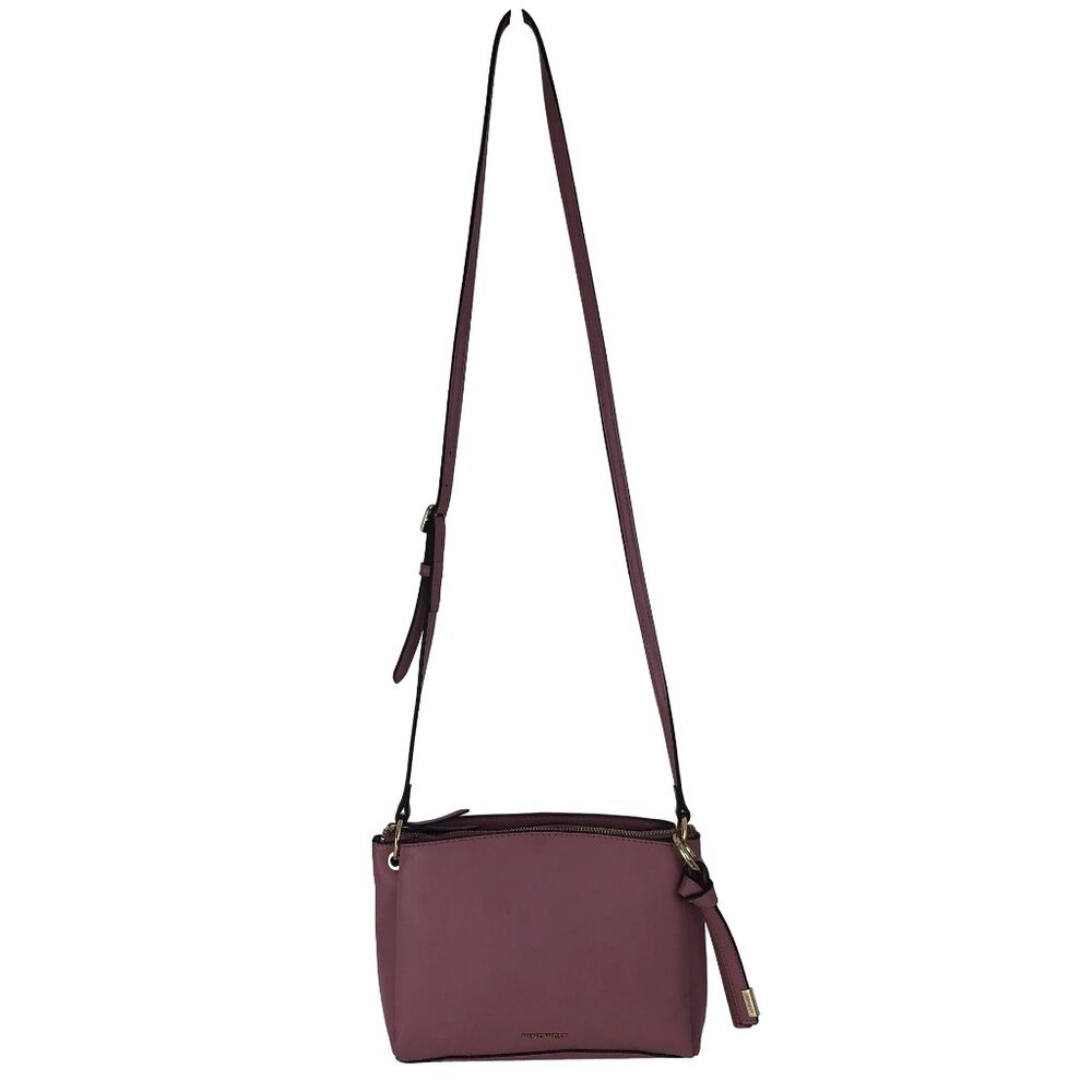 Nine West Womens Dusty Orchid Crossbody Purse Bag Purple - Picture 1 of 15